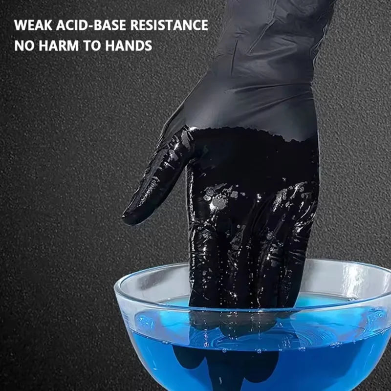 Disposable Black Nitrile Gloves (Multi-Pack)