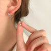 Cubic Zirconia Hoop Earrings