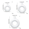 Donut-Shaped Decorative Plastic Vase for Home & Office