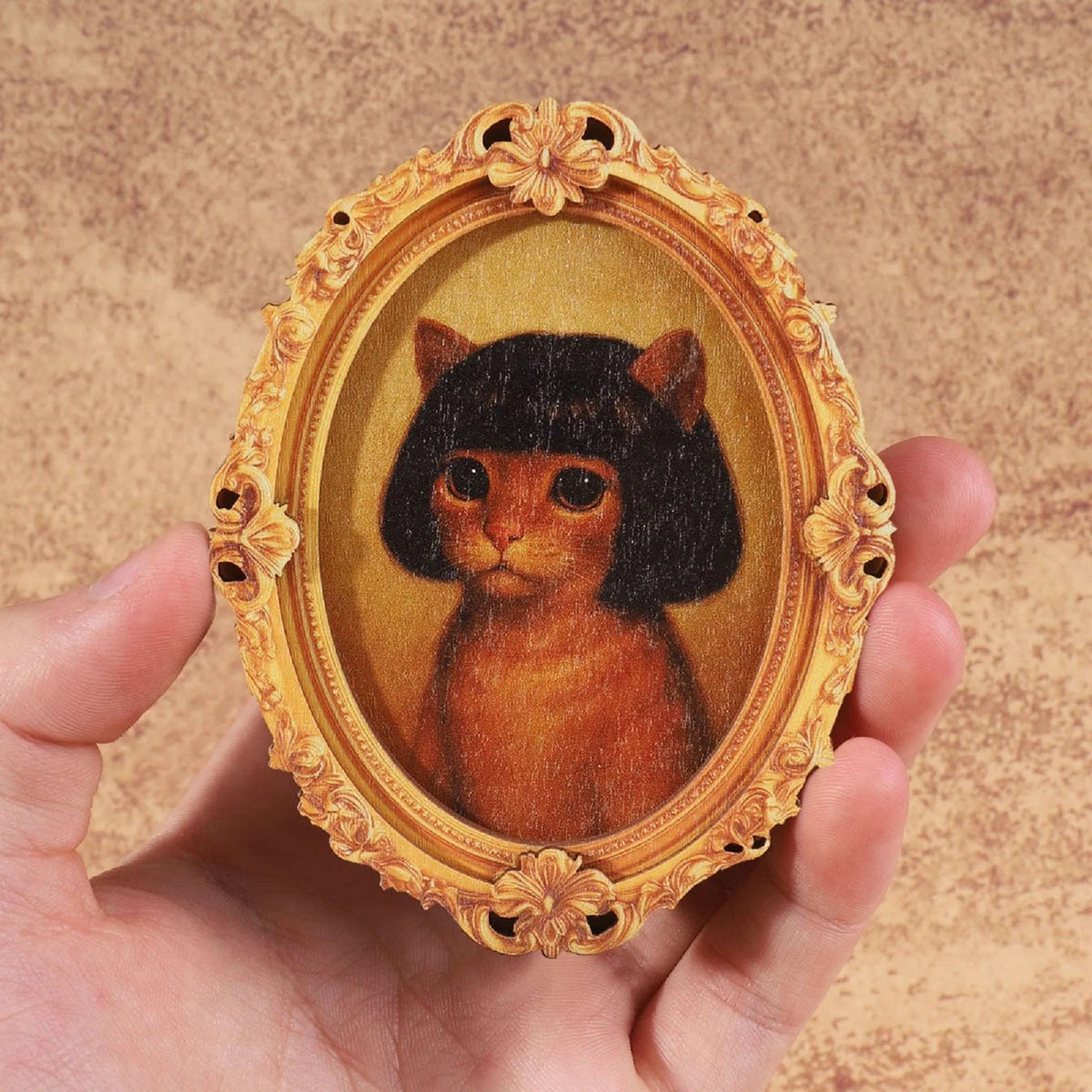 Retro Framed Art Fridge Magnet with Strong Hold