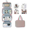 4-Fold Hanging Travel Toiletry Bag with Hook