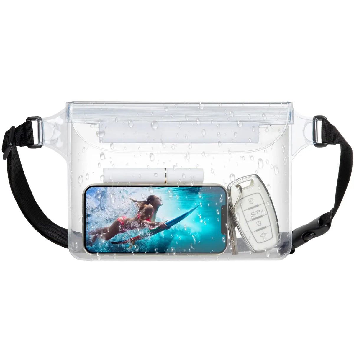 Pochette étanche pour smartphone et accessoires de sports nautiques.