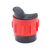 A black and red tool used for cleaning motorcycle fork seals on 45–55mm shock absorbers.