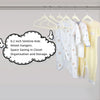 Kids' Velvet Non-Slip Slim Hangers with 360° Swivel Hooks (10-Pack)