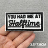Pink Embroidered Iron-On Letter Patches for Clothing & Accessories