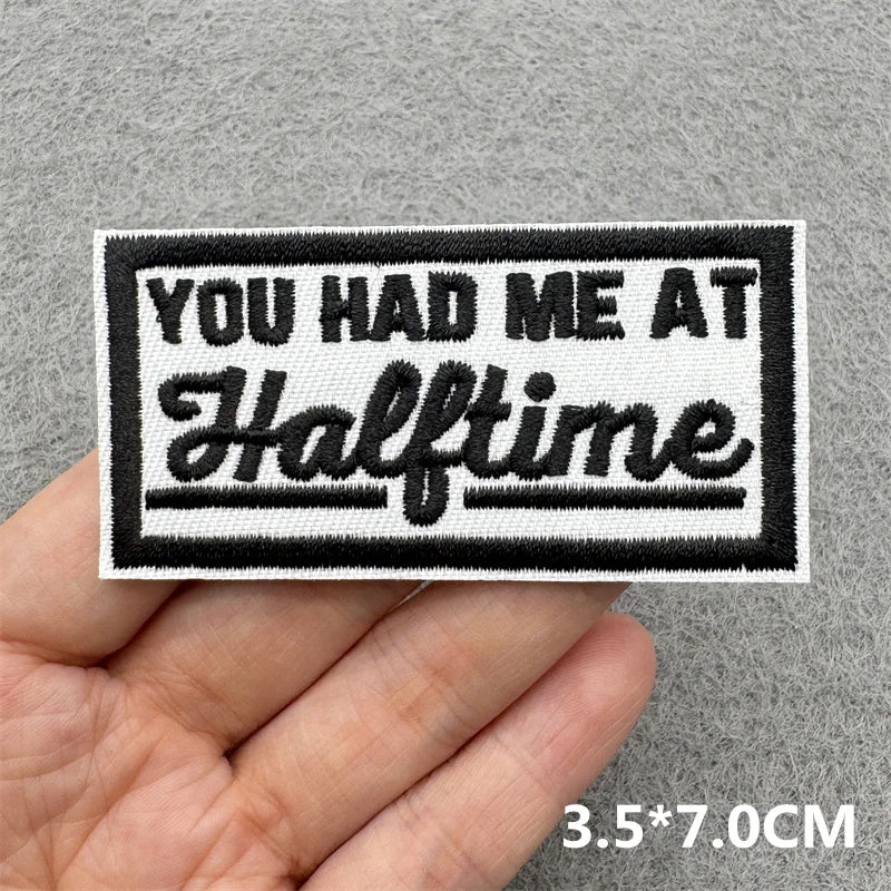 Pink Embroidered Iron-On Letter Patches for Clothing & Accessories
