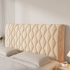 Stretch Velvet Headboard Cover - Queen Size, Dustproof & Slip-on Design