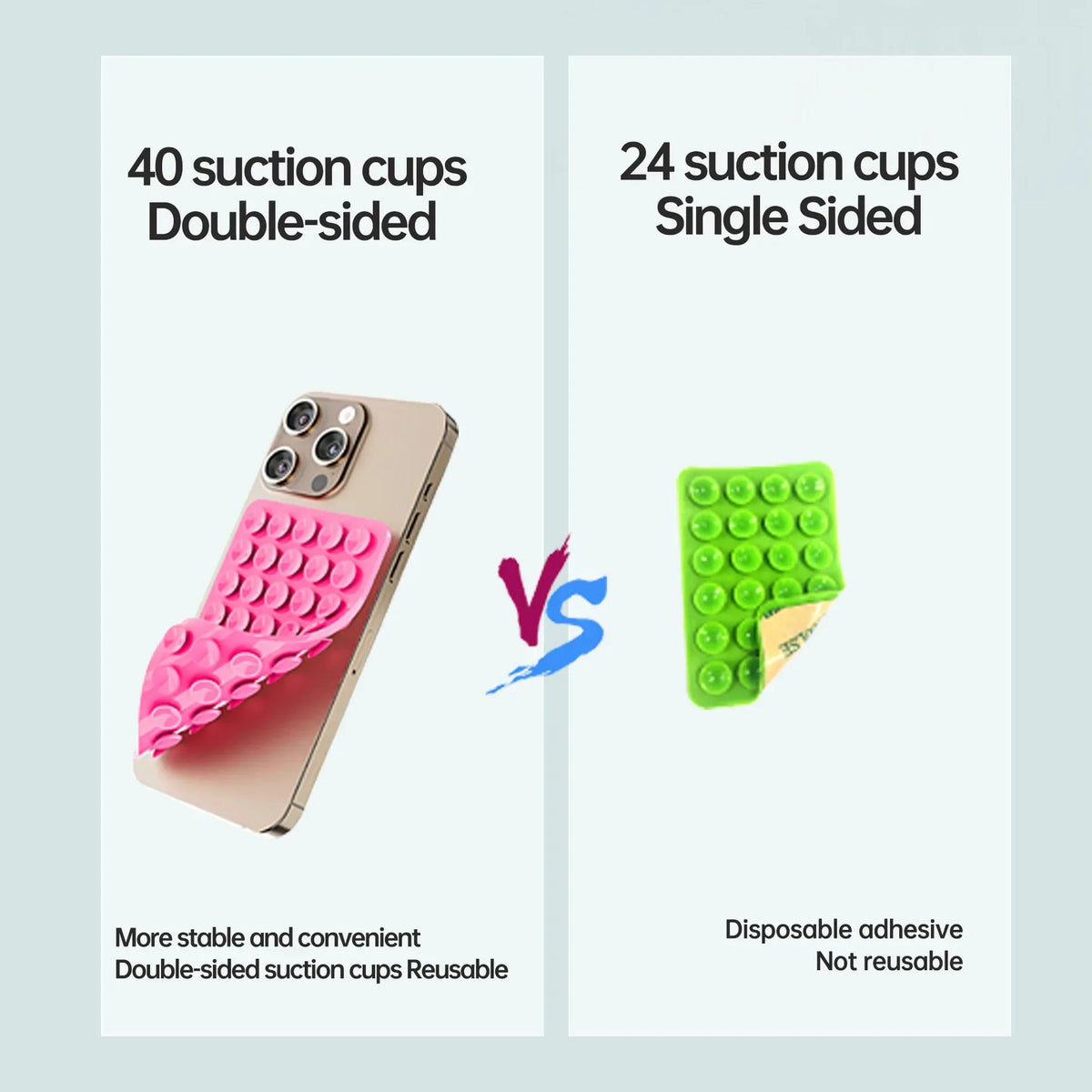 Multifunctional Silicone Suction Cup Phone Holder