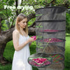 Multi-Layer Hanging Herb Drying Rack with Zippered Mesh Nets
