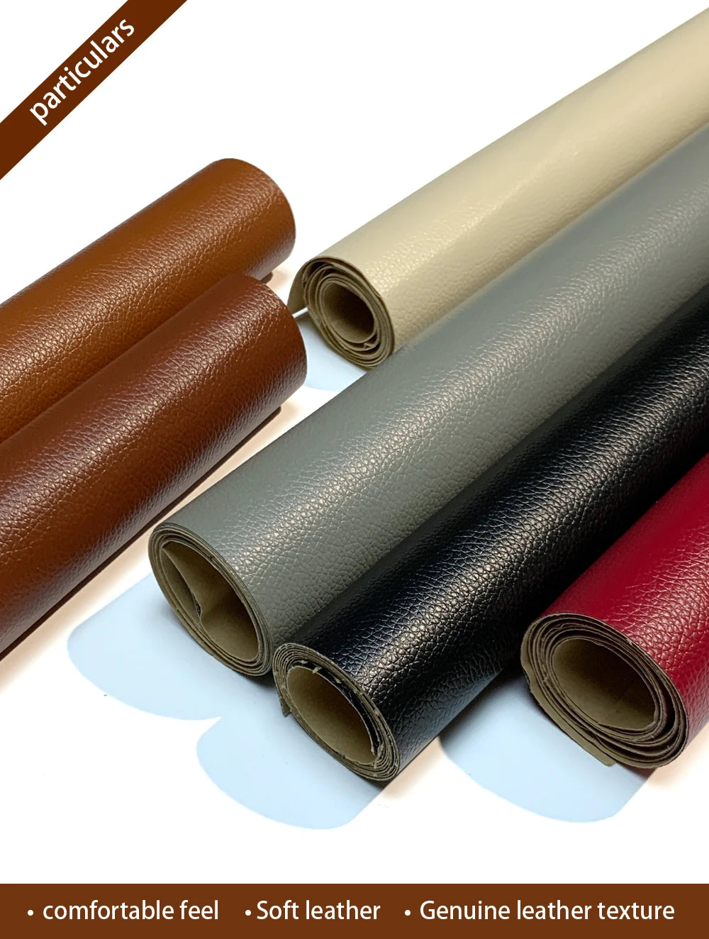 Self-Adhesive PU Leather Repair Patch for Sofas, Car Seats & More