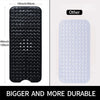 Extra Long Non-Slip Bathtub Mat with Suction Cups & Drain Holes