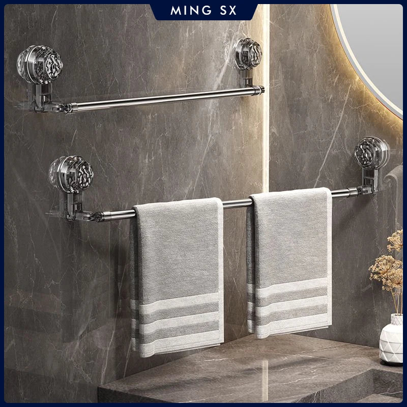 Adjustable Suction Cup Towel Rack