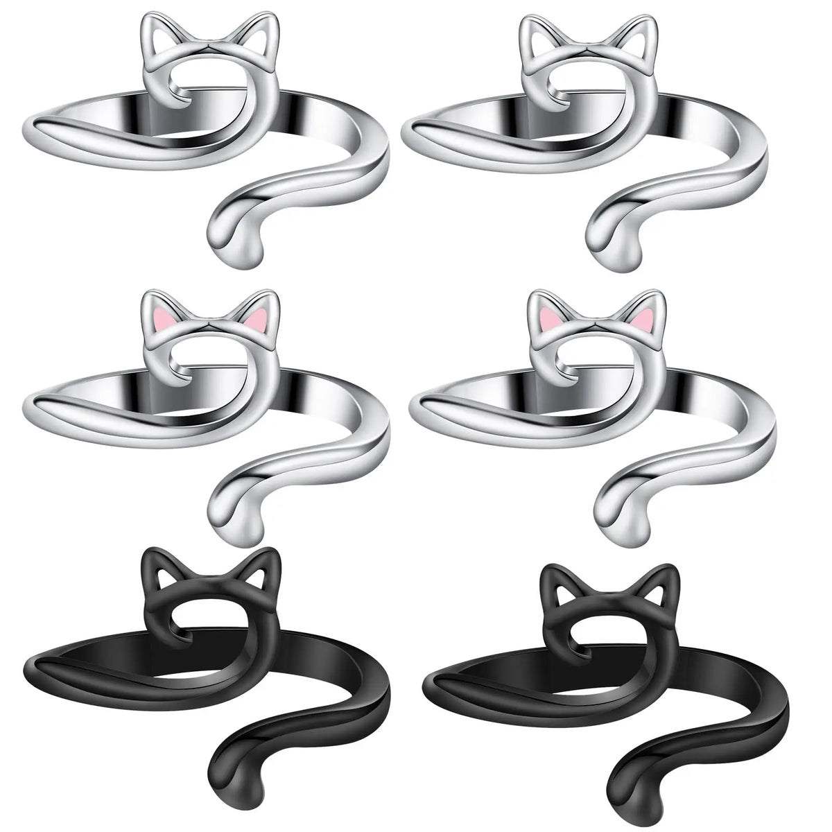 Adjustable Knitting Crochet Loop Rings (Set of 2)