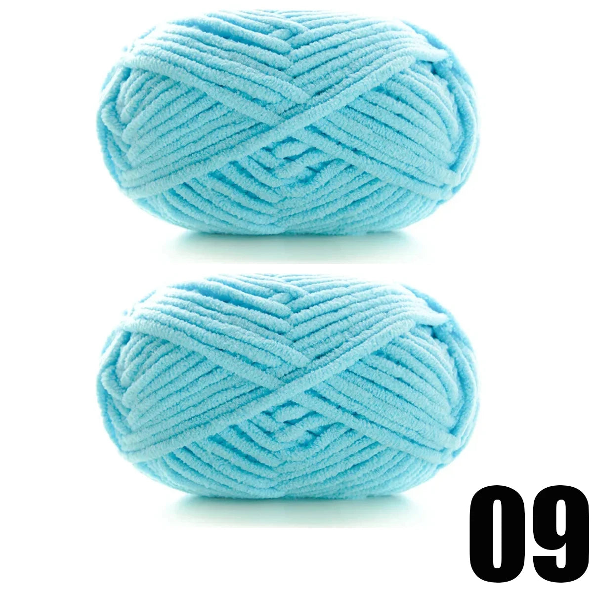 Thick Velvet Yarn for Knitting and Crochet