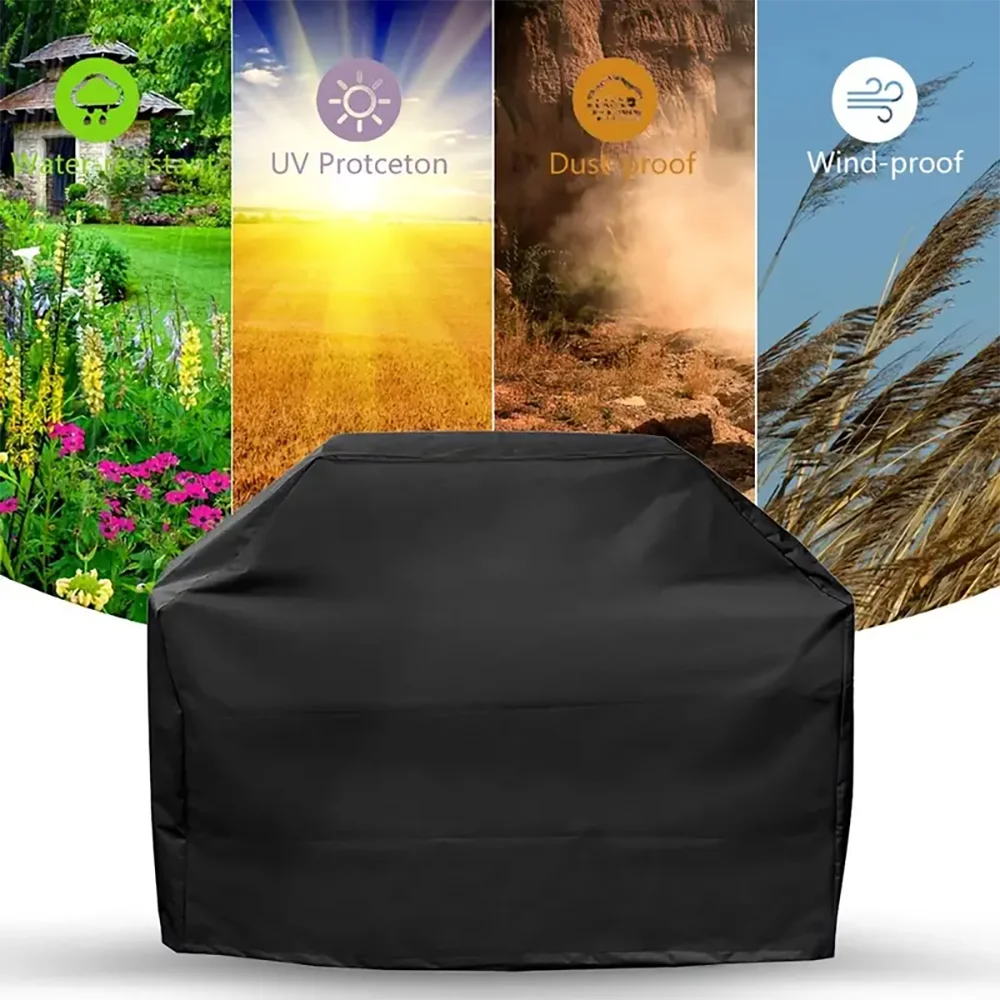 Heavy-Duty Waterproof BBQ Grill Cover for Outdoor Use