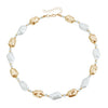 Barocke Perlen-Choker-Kette Set