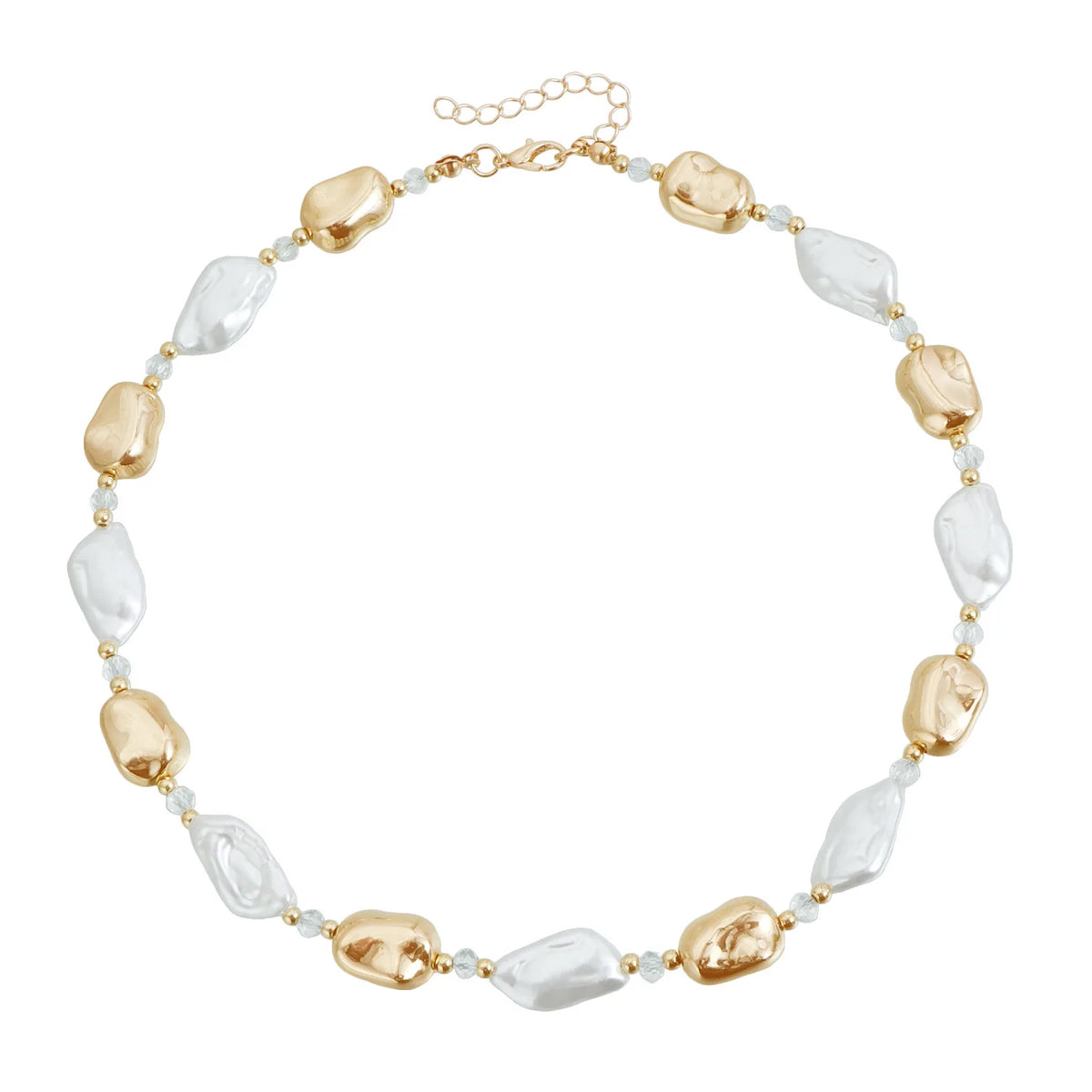 Barocke Perlen-Choker-Kette Set