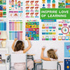 18-Piece Educational Poster Set for Toddlers & Preschoolers