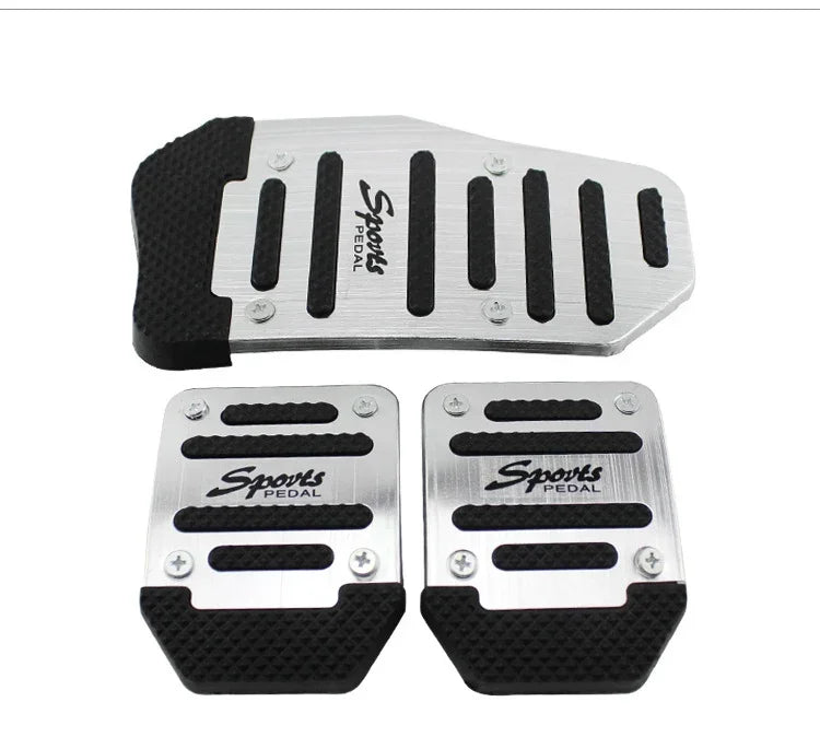 Aluminum Alloy Anti-Slip Pedal Set for Manual Transmission Vehicles