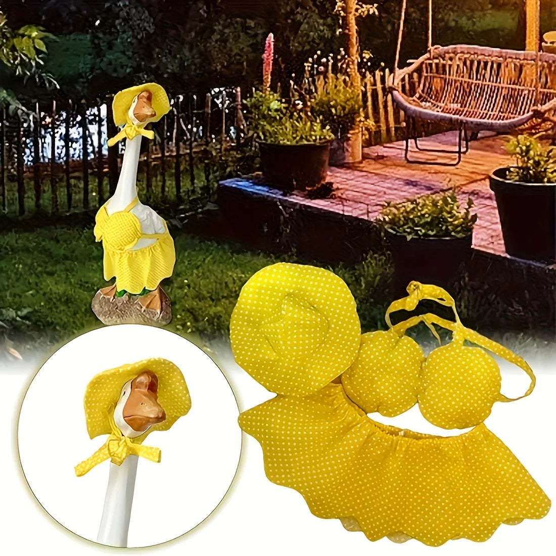 Sommer-Rasengans Kostüm-Set