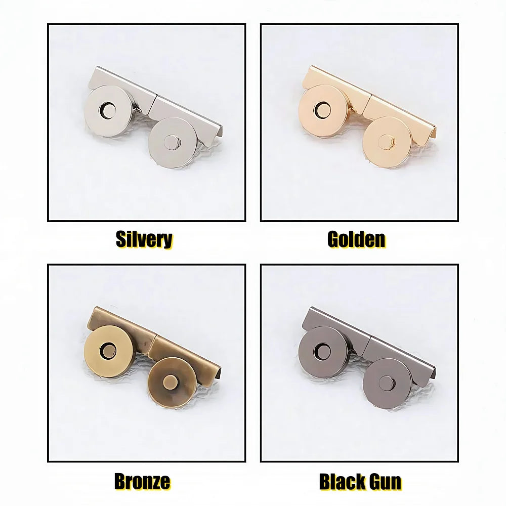 Seamless Magnetic Snap Buttons for Bags and Crafts