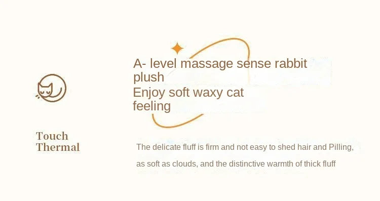 Plush Rabbit-Feel Sofa Cover with Anti-Slip Backing