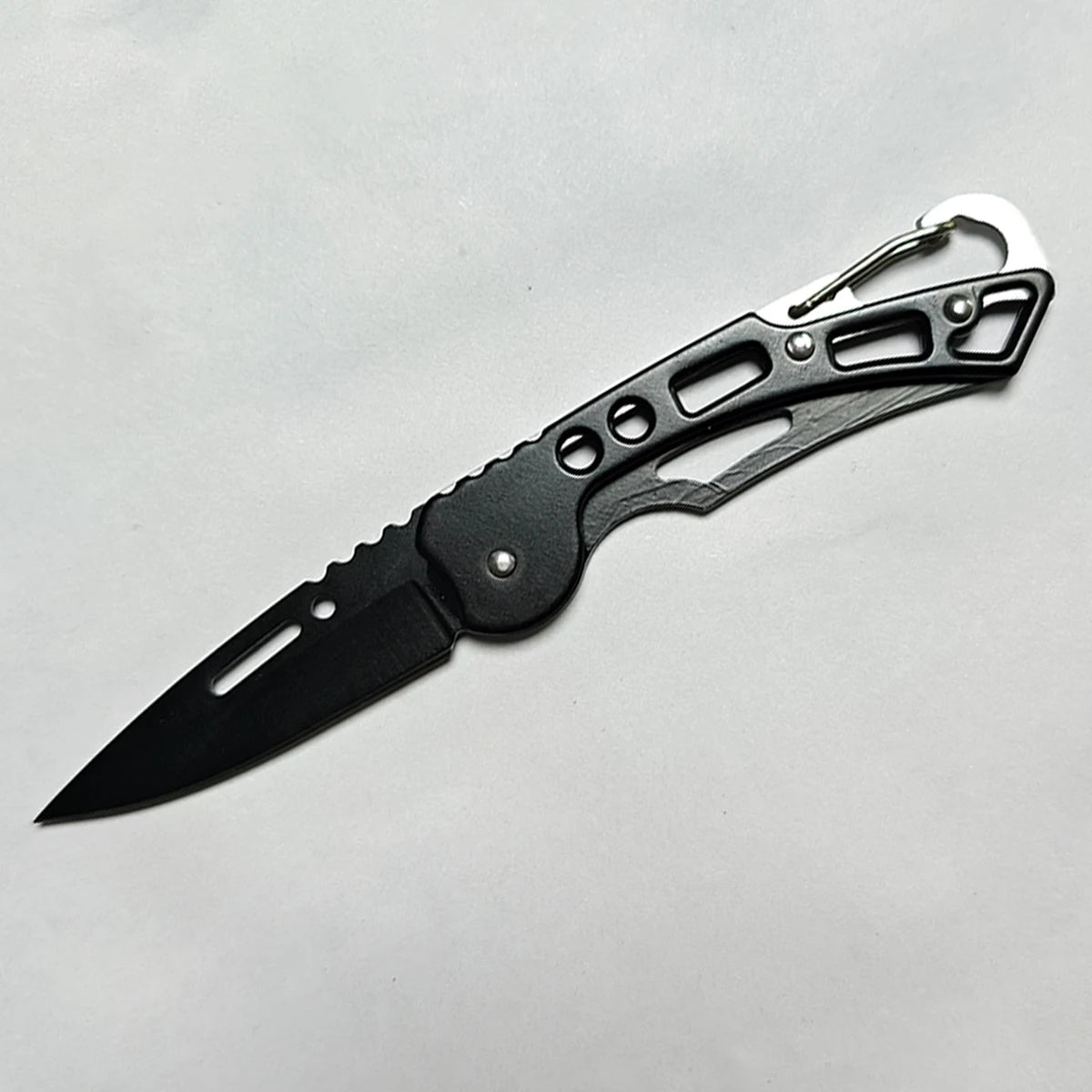 Stainless Steel Folding Knife Set with Compact Design