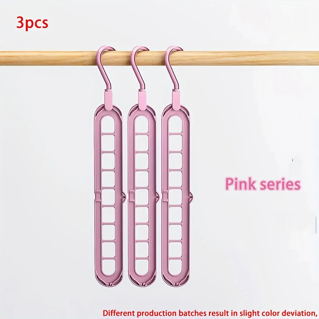 Space-Saving Foldable Hangers, 3-Pack