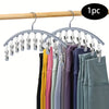 Space-Saving Closet Organizer with 10 Sturdy Clips
