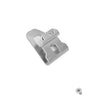 Silver belt clip hook bit holder for cordless drills