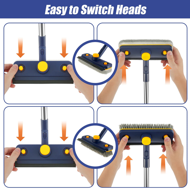 3-in-1 Extendable Long Handle Cleaning Brush