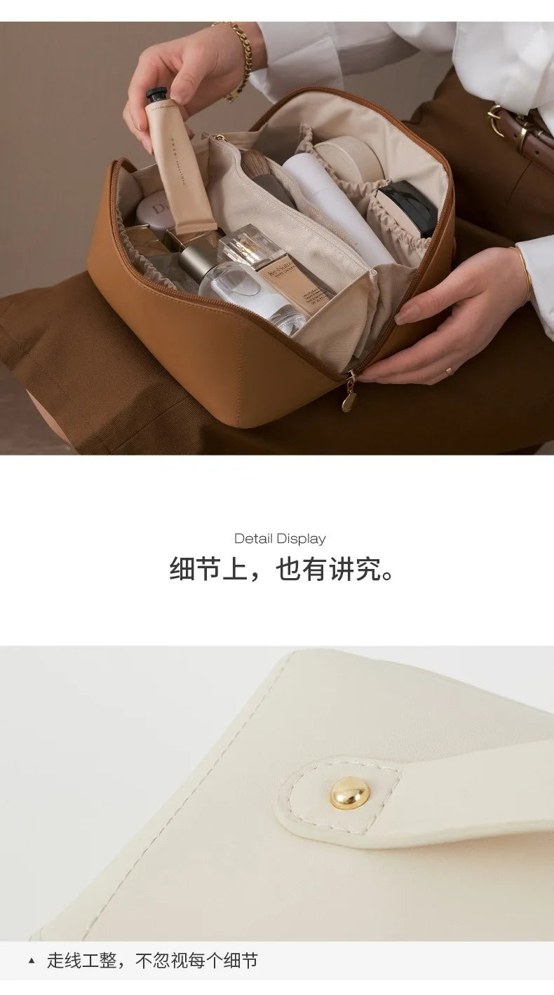 Large-Capacity Waterproof Cosmetic Organizer Bag