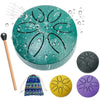 6-Note Steel Tongue Rain Drum for Outdoor Meditation & Relaxation