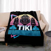 Manta de Lana Fleece con Estampado Tiki Bar Aloha