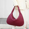 Vegan-Leder gewebte Hobo-Tasche