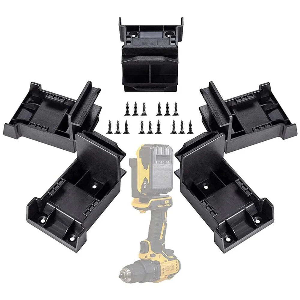 Battery & Tool Holder for 18V/20V Power Tools (5-Pack)
