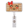 Glitter Acrylic Retractable ID Badge Reel
