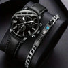 Men's Two-Piece Quartz Watch Set