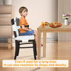 Toddler Booster Seat with Memory Foam Cushion and Safety Belts