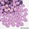 P64 Pink Opal rhinestones in various shades of pink and purple.