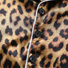 Kids' Cartoon Leopard Print Pajama Set with Short Sleeves