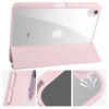 Slim Trifold iPad Case with Clear Acrylic Back and Pen Holder