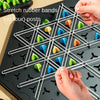 Triangle Chain Rubber Band Chess Puzzle