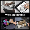 A collection of images showing a precision stylus pen being used on various digital devices including tablets and laptops.