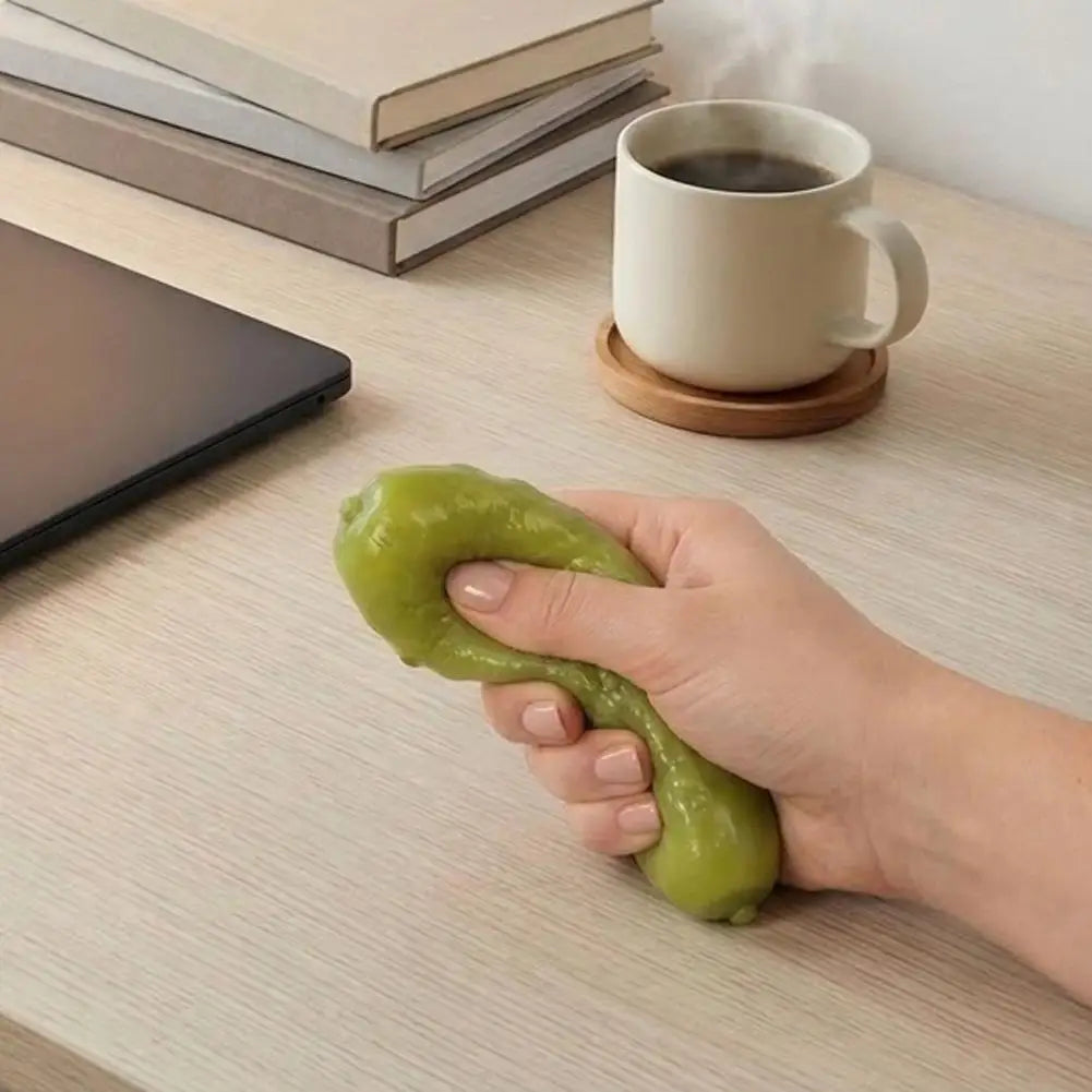 Jumbo Pickle Squishy Stress Relief Toy