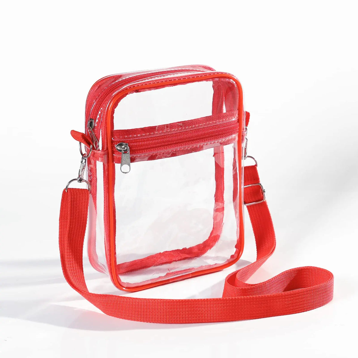 Clear Crossbody Bag – Stadium Approved Transparent PVC Purse