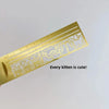 Kawaii Cat Design Metal Ruler and Bookmark