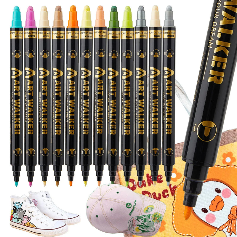 Dual-Tip Acrylic Markers
