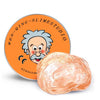 Storage tin for crystal clear stress putty labeled Wen-Qing-Slimestudio