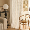 Rideaux en Lin Transparent avec Motif Bonbons